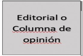 Columna de opinión o editorial (MCM)